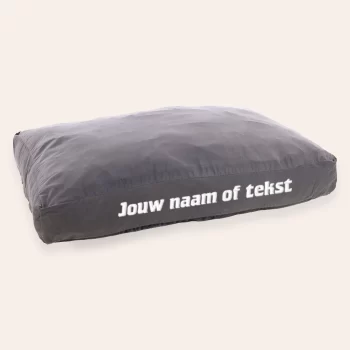 felda hondenkussen donkergrijs Xlarge + naam
